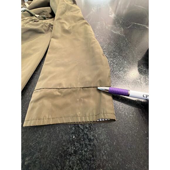 Twinklady Olive stripe contrast raincoat XL - Picture 9 of 9